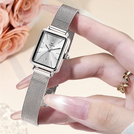 Best-selling Square-strap Ultra-thin Quartz Waterproof And Luminous Womens Watch photo 1
