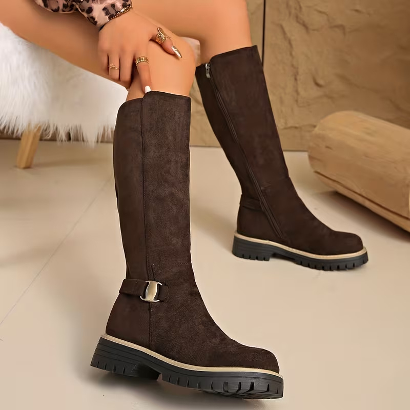 Women's Suede Over-the-knee Boots photo 6